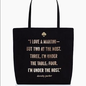 Kate Spade canvas tote